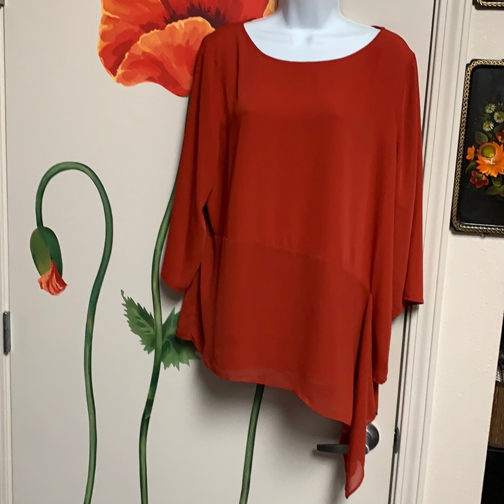 Chico’s Asymmetrical Tunic /Top